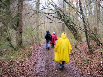 nous avons brav&eacute; la pluie
